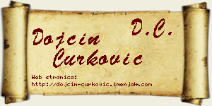 Dojčin Ćurković vizit kartica